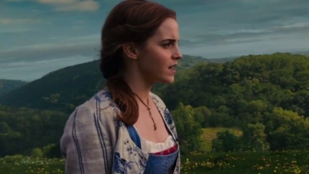 Emma Watson in a trailer for <i>Beauty and the Beast</i>.