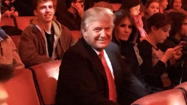 Donald Trump at Adele's New York concert last week.