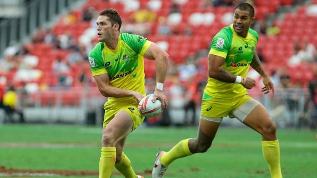 Lungs to burn: Australian Sevens halfback Josh Holmes has warned Jarryd Hayne that Sevens is one of the most gruelling professional sports in the world.