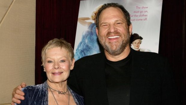 Surprise gift: Film producer Harvey Weinstein revealed on <i>The Graham Norton Show</i> that Judi Dench had his initials tattooed on her backside.  