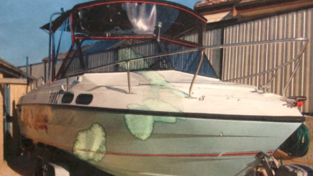 The cabin cruiser which a 38-year-old fisherman took to sea off Mindarie.