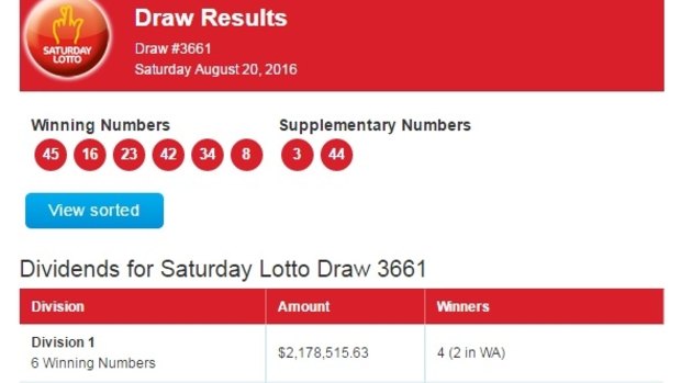 It was another joyous Saturday Lotto night for WA.