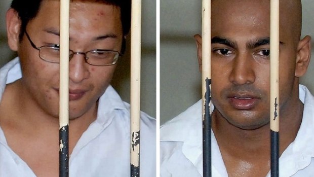 Last days: Andrew Chan and Myuran Sukumaran.