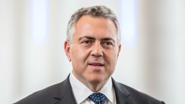 Treasurer Joe Hockey speaking after a post-budget lunch in Brisbane. 