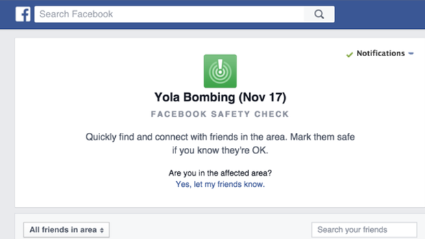 Facebook has switched on its Safety Check feature in response to the Nigeria bombing.
