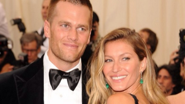 Brady, with wife Gisele Bundchen, claims he is so hydrated the muscles under his skin must look like 'beautiful tenderloins'.