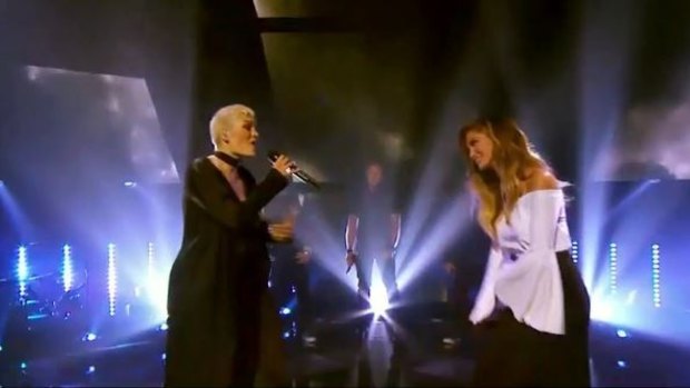 The Voice season 5 began on Sunday evening. Tension was still evident between Jessie J and Delta.