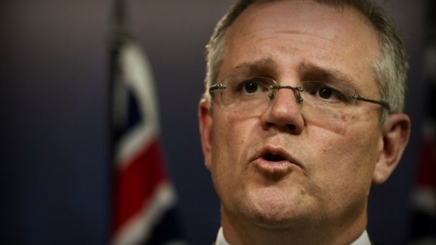 Social Services Minister Scott Morrison says the pension could be tied to inflation until the budget returns to surplus.