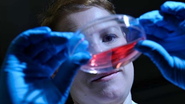 Dr Kylie Mason, who survived leukaemia as a teenager, now treats and researches blood cancers.