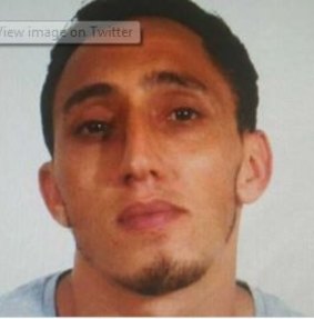 Spanish media have published this photo of a man they name as Driss Oukabar who they say is the man police arrested earlier. 