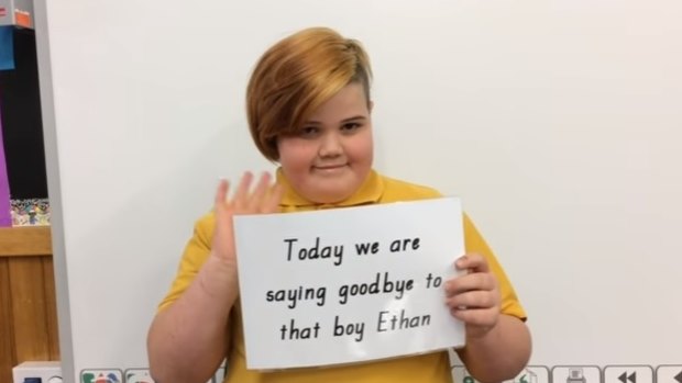 Abbey says goodbye to her former self, Ethan, forever. 