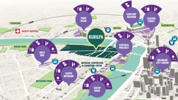 A graphic showing prime real estate set to be revamped.