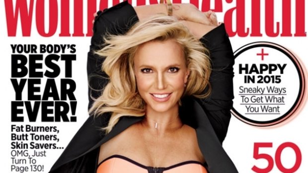 Who is that woman?: Britney Spears on the cover of Women's Health.