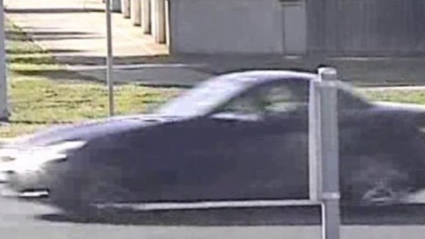 A still of the Mercedes-Benz seen on CCTV in Diggers Rest.