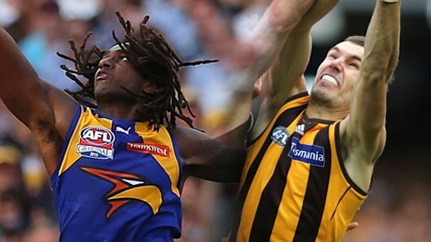 Sea Eagles fanatic: Nic Naitanui (L).