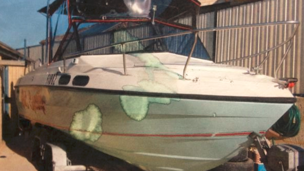 The cabin cruiser which 38-year-old fisherman Rohan Wilson took to sea off Mindarie during the week.
