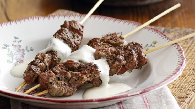 Lamb souvlaki