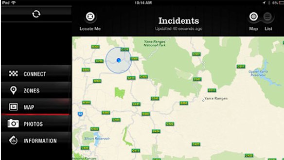 Victorian bushfire app under fire over 'inaccurate' data