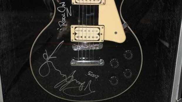 A guitar fan's collection has been stolen from Manly West.