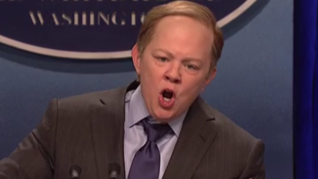 Melissa McCarthy's turn as Sean Spicer on SNL was recognised.