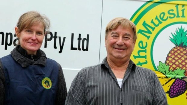 Peter Pavlis (right) has been charged with the murder of Jennifer Borchardt, his co-director at The Muesli Company. 
