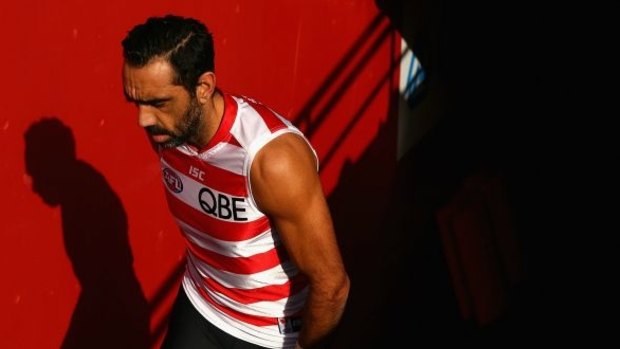 Adam Goodes was driven from the field for a week by a country's bullying.