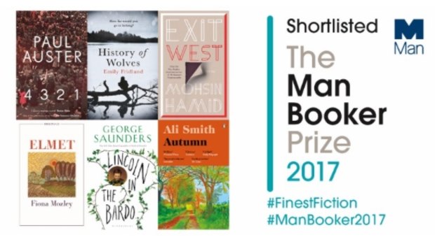 The Man Booker Prize 2017 shortlist.