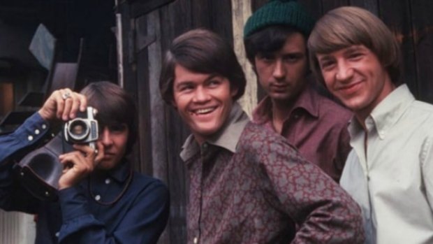 Remembering and farewelling The Monkees, Micky Dolenz, second from left, and Peter Tork,far right, shown here in 1965 with the now absent Davey Jones and Mike Nesmith, were daggy but fun in their farewell tour show at the State Theatre.