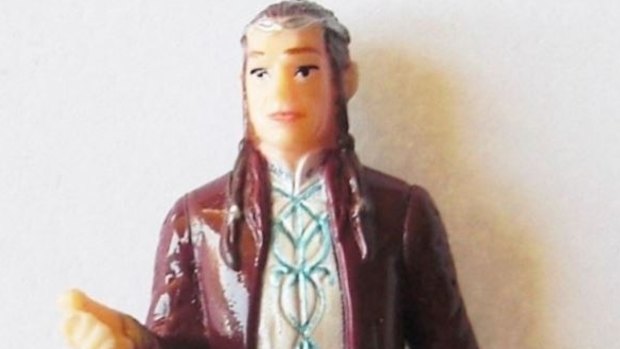 The Elrond figurines can be bought on auction site eBay for about $12.
