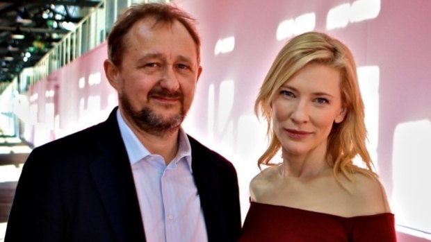 Actress exposes adoption issues: Cate Blanchett with husband Andrew Upton.