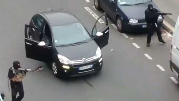 The gunmen who attacked the Charlie Hebdo office.