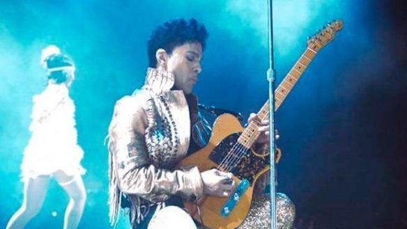 Prince playing in Brisbane.