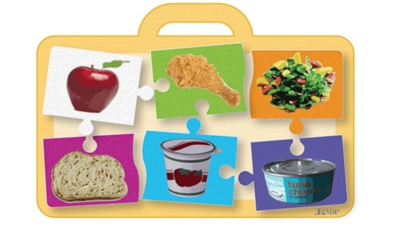 Ensure the contents of the lunch box covers off nutritional requirements.