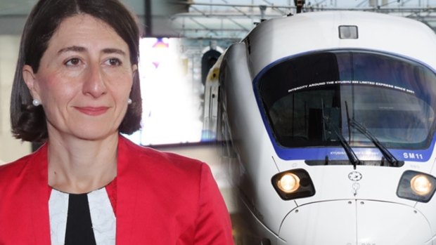 NSW Premier Gladys Berejiklian. A new convert to the cause of fast rail.