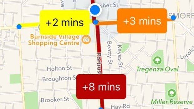 The Addinsight app being used in the Travel Time Information project will allow drivers to pick routes that avoid the worst congestion.