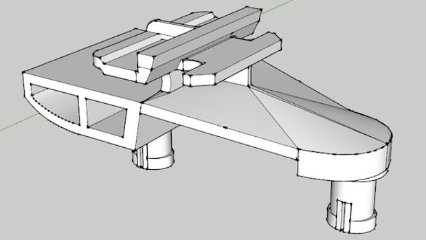 The Westinghouse dishwasher bracket has been downloaded over 60 times from the 3D model marketplace Thingiverse.