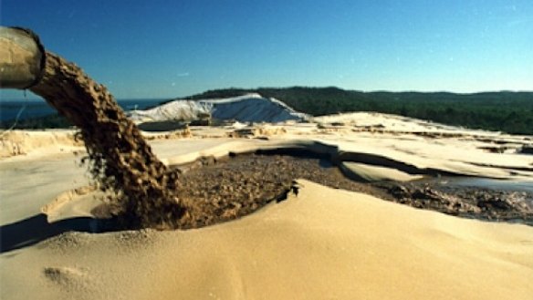 Stradbroke Island's elders suggest a name change, as sand mining on the island comes to close.