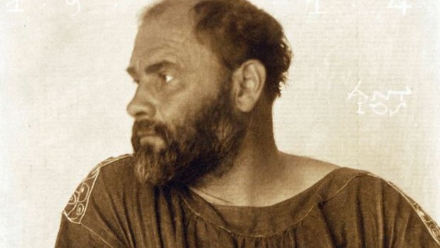 Gustav Klimt in 1914.