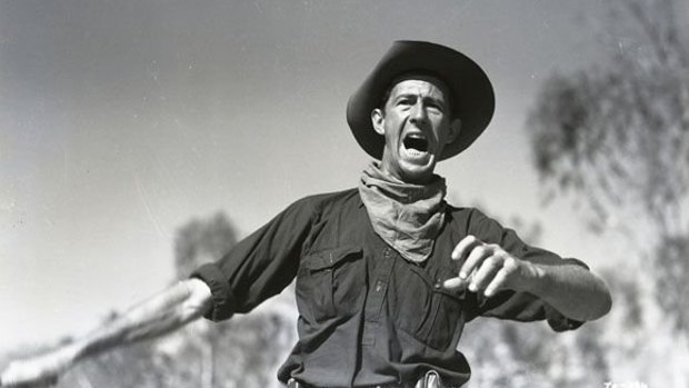 Chips Rafferty in the 1946 Ealing Studios film, The Overlanders. 