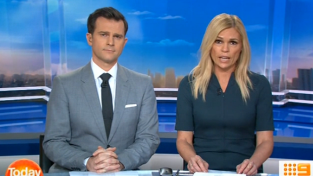David Campbell and Sonia Kruger, co-hosts of Channel Nine's morning program <i>Today Extra</i>.
