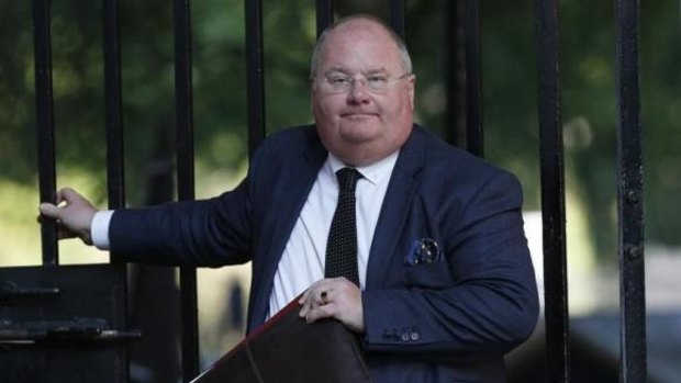 British minister for local government and communities Eric Pickles.