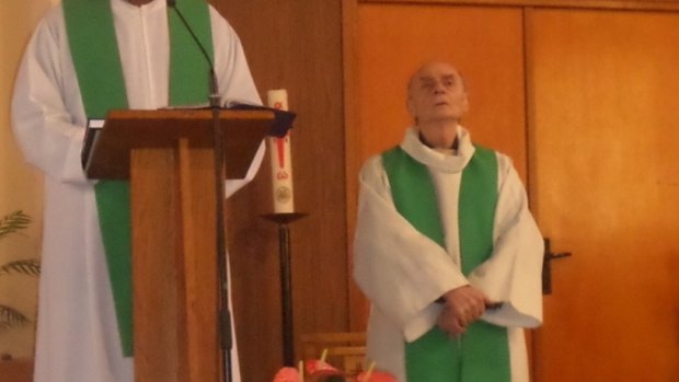 Priest identified as Father Jacques Hamel (right), 84, was killed by knifemen in a church in France.