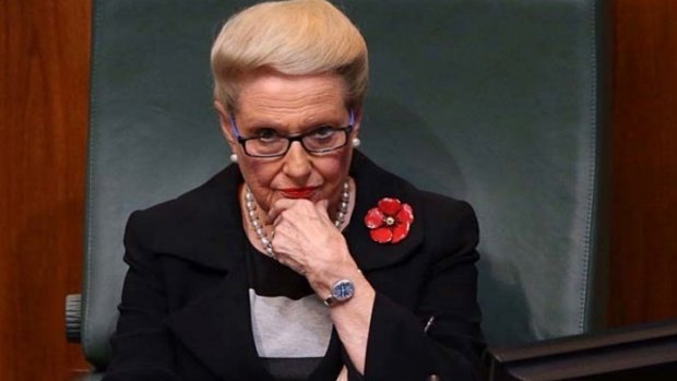 However, Mr Abbott said Mrs Bishop "has been a strong servant of our country, she has been a good servant of the Coalition and so she does have my confidence":