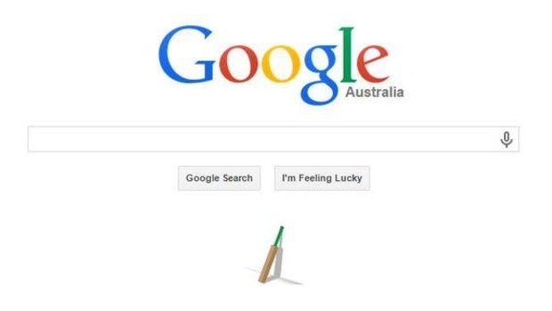 Google's homepage tribute to Phil Hughes.