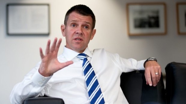 Weighing into the debate: NSW Premier Mike Baird.