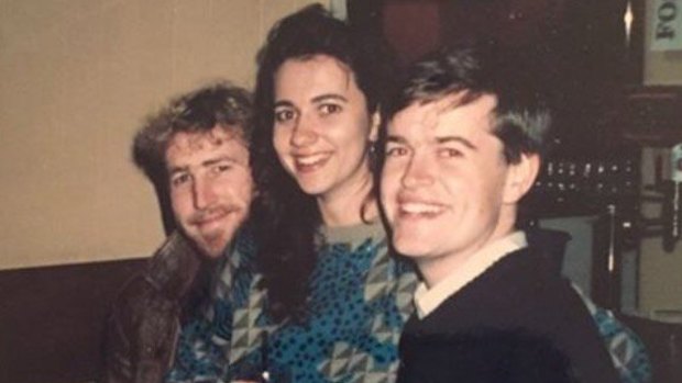 Student politics buddies:  Annastacia Palaszczuk made friends with rising stars of the Labor movement as she got involved with issues early. Here, in the late 1980s, with Bill Shorten, right, and Chris Brown, left, who went on to become Tourism Transport Forum head.