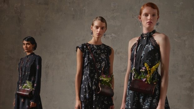 A campaign image from the Erdem x H&M collaboration. 