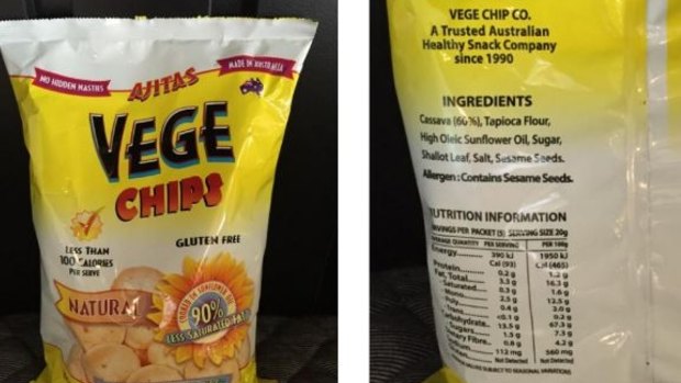 The Vege Chip company says it uses the word 'natural' because it does not use any additives like MSG or flavour enhancers derived from MSG.
