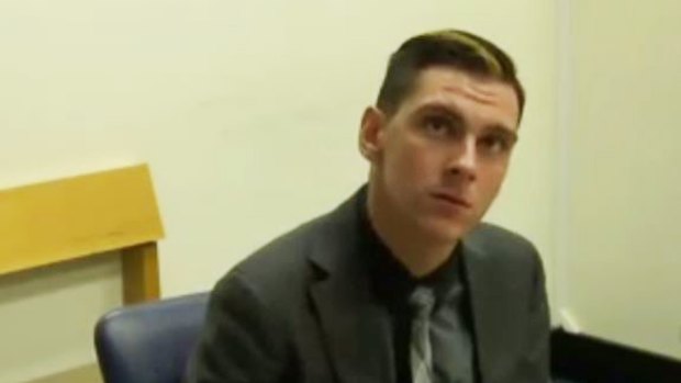 Dylan Voller testifies at the royal commission.