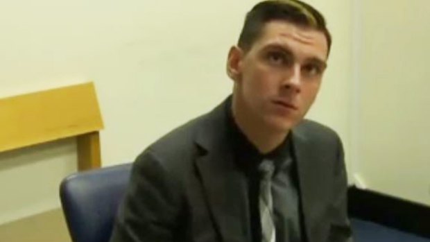 Dylan Voller testifies at the royal commission.